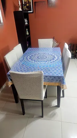 Dining Table with Six Chairs