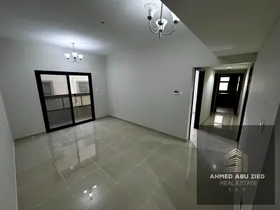For annual rent in Al Jurf: 3 bedrooms, living room, 2 bathrooms, central air conditioning, open balcony