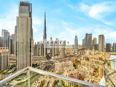 Burj Khalifa View | Modern 1BR in Downtown | Avail from 1st July