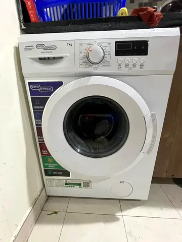 7kg Front Load Washing Machine - Super General, Good Working Condition