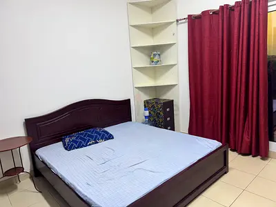 Master bedroom with separate washroom for rent