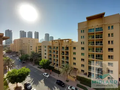 شقة مفروشة بغرفة نوم واحدة | شرفة | آل ألكا 2، ذا جرينز