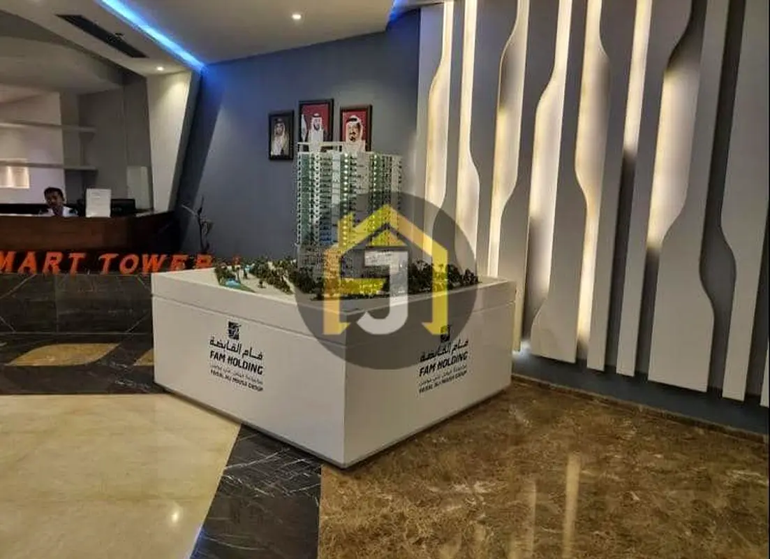 استديو للبيع مع مسبح وجيم داخل البرج
