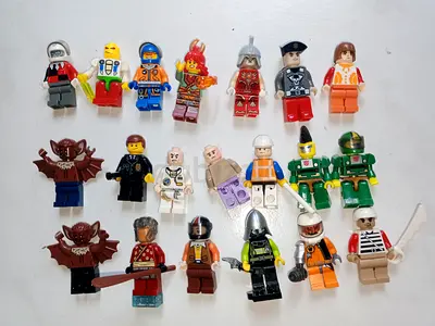 Diverse Collection of LEGO Minifigures