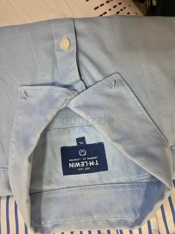 Light blue T.M. Lewin mens dress shirt - XL