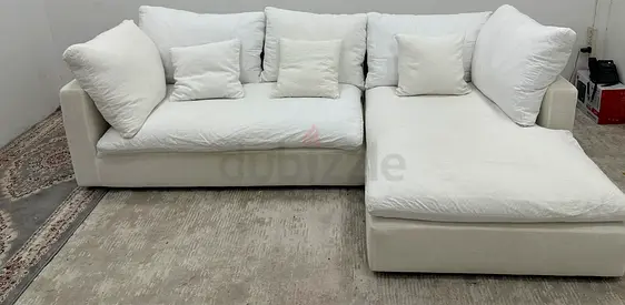 Great condition the one lshape sofa