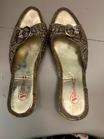Fancy Golden Shoes 39/40size