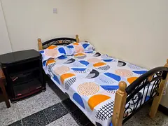 Bedroom with Balcony available for rent in a 2BHK Flat on Old Airport Road, Al Mushrif area