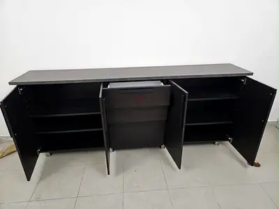 TV Cabinet unit with chest of drawers and Hydraulic Doors - Excellent Condition