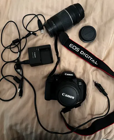 Canon EOS 650D DSLR Camera + 2 Lenses + Charger – Excellent Condition