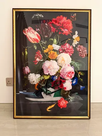 Original Criss Bellini Paint with golden frame