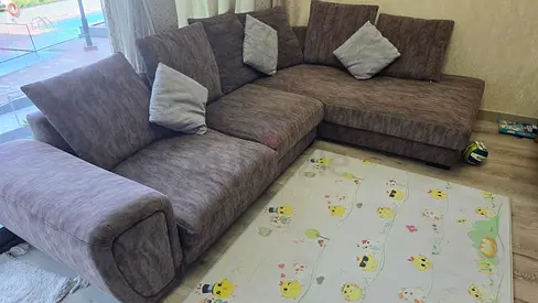 3 Seater The Home L - Shape sofa in excellent condition for sell