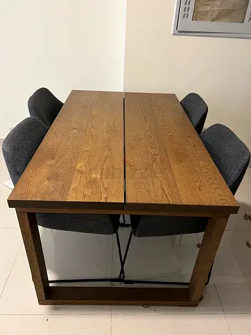 IKEA Morbylanga dining table / Tossberg dining chairs