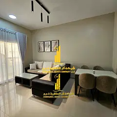 Luxury apartment, first occupancy, one bedroom, living room with open balcony. Ajman, Al Jurf 2. ava