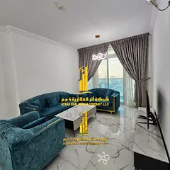 With a sea view. Luxurious two-bedroom apartment with a living room and balcony, brand new, never be