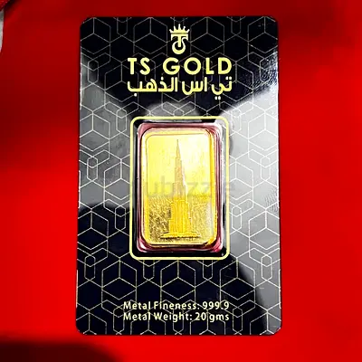 TS Gold 20g 999.9 Fine Gold Bar (Burj Khalifa Design) - Sealed