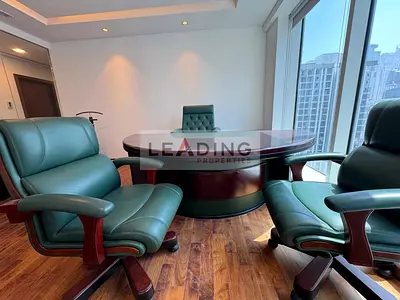 Premium Furnished Office | Canal & Burj Khalifa Views | Vacant