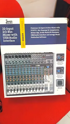 IMG 22-Input 2/2-Bus Mixer with USB/Audio Interface (H222L) - Brand New/Boxed