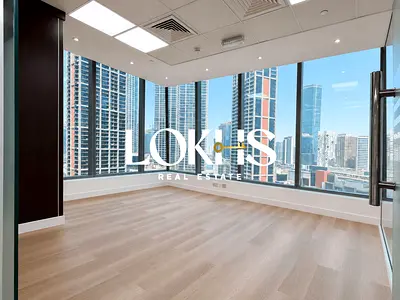 FITTED OFFICE | 4 PARTITIONS | PARTIAL CANAL VIEW