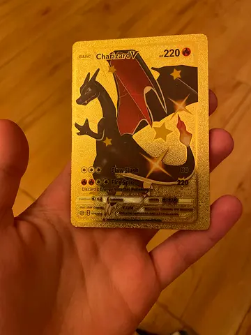 Gold Charizard V