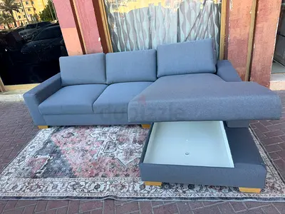Ikea Sorvallen L shape sofa bed with under storage