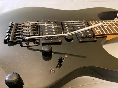 Ibanez Electric Guitar with Double Humbucker and Floyd Rose Tremolo