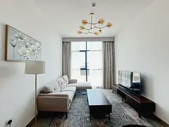 // Luxury 1bhk apartment fully furnished /// Fully modern stylish community wih gym pool just 50k