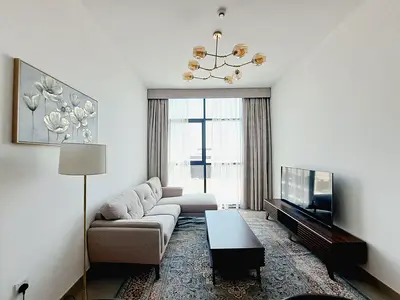 // Luxury 1bhk apartment fully furnished /// Fully modern stylish community wih gym pool just 50k