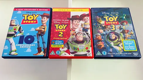 3 Toy Story DVD’s