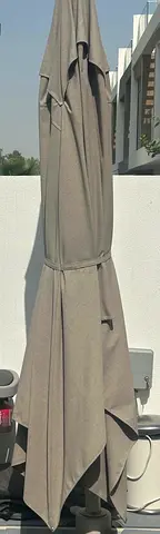 Grey Outdoor Patio Umbrella