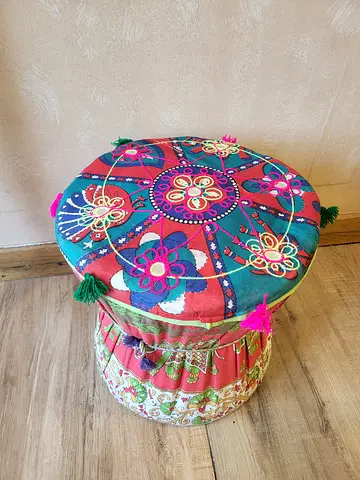 Traditional stool rajasthan mudda
