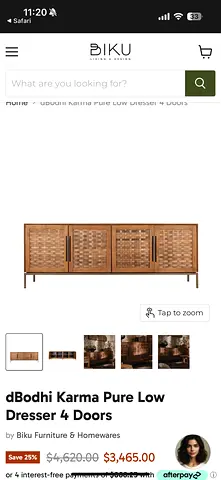 dBodhi Karma Pure Low Dresser 4 Doors