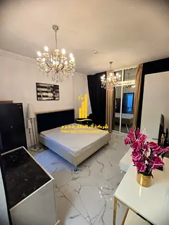 A golden opportunity! Luxurious, fully furnished studio apartment for monthly rent in Al Rashidiya O