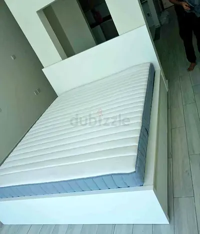Double ikea Malm Bed With Mattress