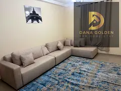 Two bedrooms and a living room with two balconies for monthly rent in Sharjah, Al Qasimia area
