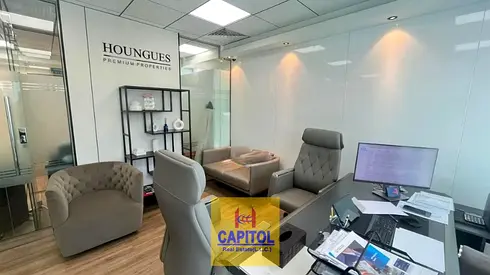 WELL FURNISHED OFFICE WITH 4 GLASS PARTITION AVAILABLE FOR RENT IN BUSINESS BAY