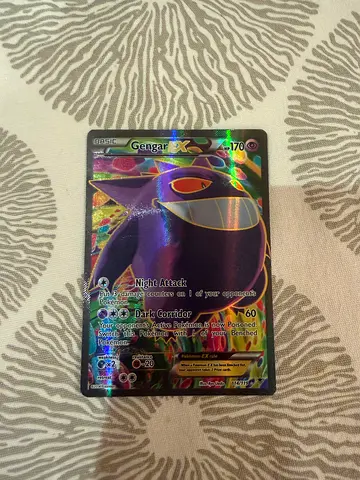 Gengar EX Holographic Pokémon Card - Single Collectible