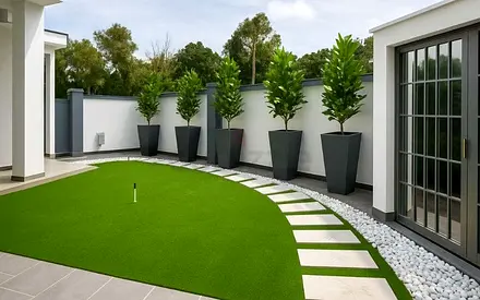 Artificial Grass Turf - Small Backyard Putting Green