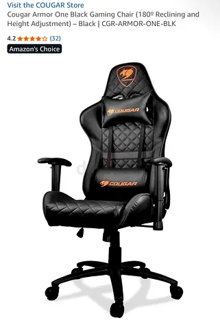 Cougar Armor One Black Gaming Chair