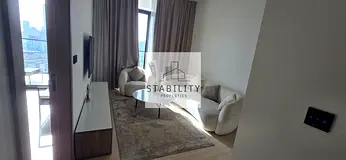 Furnished 1BR | Binghatti Luna | High-Floor City View