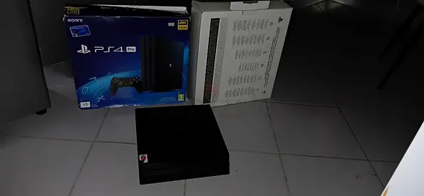 PlayStation 4 Pro 1TB 4K console with original box — good working condition 2 PIECES (EACH)