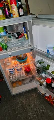 Small used refrigerator with freezer - good working condition