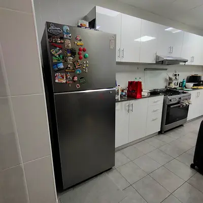 Samsung Stainless Steel Top Freezer Refrigerator - Good Working Condition