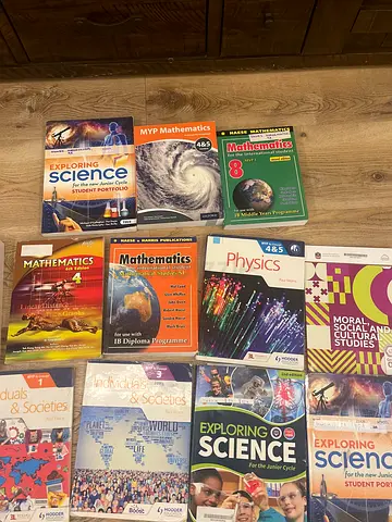 Collection of School Textbooks - Science, Mathematics, Physics (Good used condition)