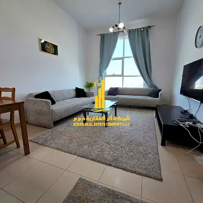 🏡 شقة غرفة وصالة مفروشة للإيجار الشهري بإطلالة مفتوحة رائعة في عجمان – شارع خليفة، أبراج سيتي تاور ✨ ✔️ تشمل جميع الفواتير والإنترنت ⚡📶