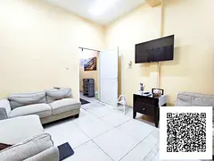 Furnished studio apartment for monthly rent with separate kitchen