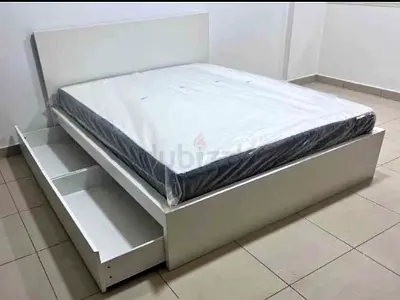 Ikea King size bed with mattress available in perfect condition