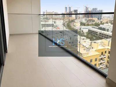 Huge Balcony with community view + Fitted kitchen