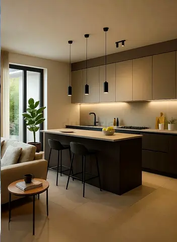 Custom Modern Kitchen Island Luxury Design Unit
