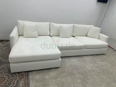 Selling cratebarrel lshape sofa